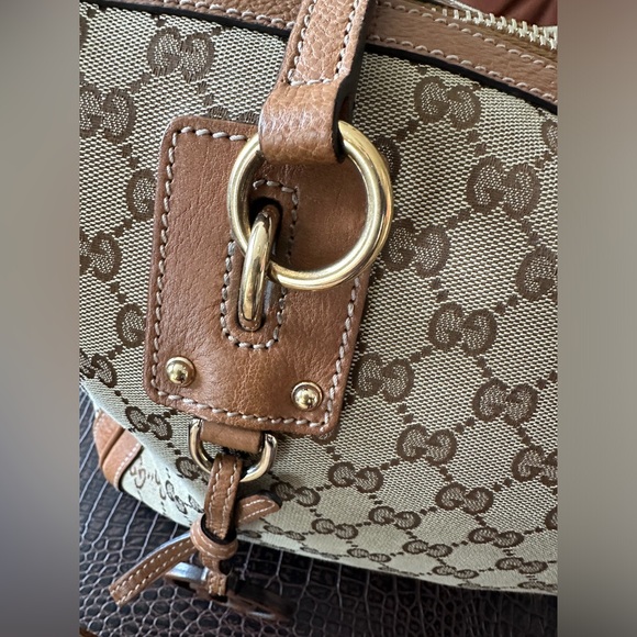 Authentic Gucci Tote Bag in GG Canvas Brown - Picture 3 of 14